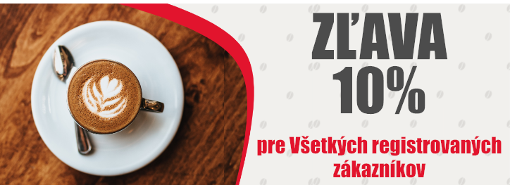 Zľava 10% pre všetkých registrovaných